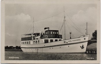 VERKAUFT !!!   AK Hiddensee Dampfer Insel Hiddensee 1957