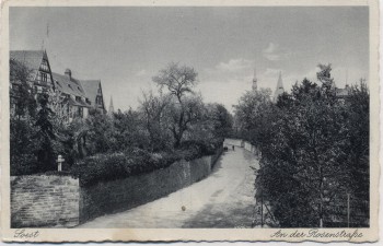 AK Soest An der Rosenstraße Feldpost 1939