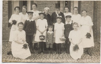 VERKAUFT !!!   AK Goldene Hochzeit des Ehepaares Görrissen Süderholz 4. Mai 1922