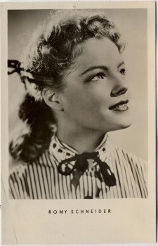 AK Foto Romy Schneider 1956