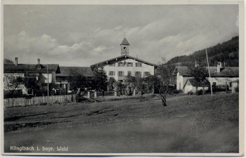 AK Klinglbach im bayr. Wald Ortsansicht bei Sankt Englmar 1933