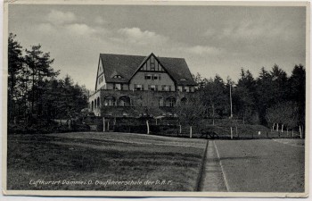 VERKAUFT !!!   AK Luftkurort Damme i. O. Dümmer Gauführerschule der D.A.F. 1935 RAR