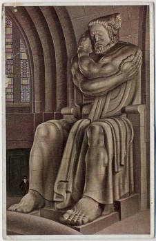 AK Leipzig Völkerschlachtdenkmal Innenansicht Ruhmesmale 1940