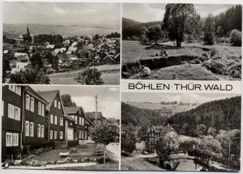AK Mehrbild Böhlen bei Großbreitenbach Thüringer Wald 1975