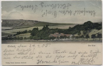 AK Einbeck Gasthaus und Pension Klus 1905 RAR