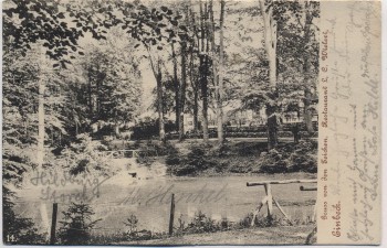 AK Einbeck Gruss von den Eichen Restaurant Wielert 1905 RAR