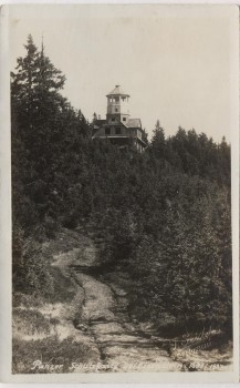 AK Foto Eisenstein Panzer Schutzhaus 1930