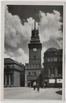 AK Foto Pardubice Pardubitz Zelena brana Böhmen Tschechien 1939