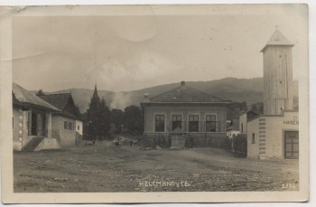 AK Foto Helcmanovce Helzmanowitz Ortsansicht bei Gelnica Göllnitz Slowakei 1940 RAR