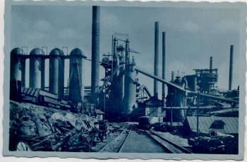 AK Vítkovice Witkowitz Fabrik bei Ostrava Mährisch Ostrau Mähren Tschechien 1939