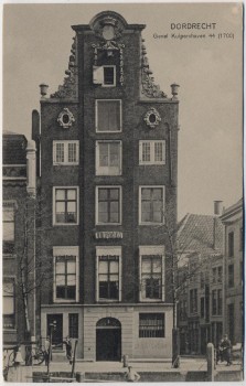 AK Dordrecht Gevel Kuipershaven 44 Südholland Niederlande 1914