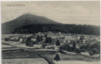 VERKAUFT !!!   AK Gruß aus Wolfsberg bei Krásná Lípa Schönlinde Böhmen Tschechien 1911