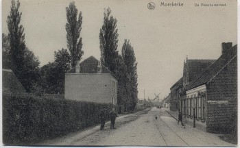 AK Damme Moerkerke De Visschersstraat Flandern Belgien 1917 RAR