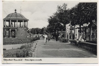 AK Ostseebad Niendorf Strandpromenade b. Timmendorfer Strand 1942
