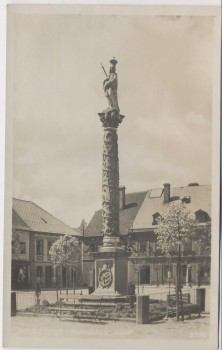 AK Police nad Metují Politz an der Mettau Denkmal Königgrätz Mähren Tschechien 1930