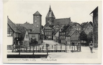 Ak Luftkurort Mölln Mühlenplatz 1952