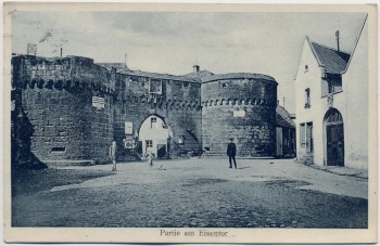 VERKAUFT !!!   AK Freinsheim / Pfalz Partie am Eisentor 1932