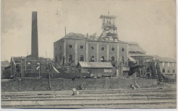 AK Lens Fosse zerstörte Fabrik 1. WK Pas-de-Calais Frankreich 1915