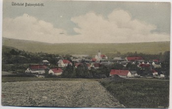 AK Bakonybél Ortsansicht bei Zirc Veszprém Ungarn 1929