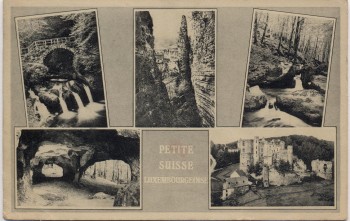 AK Echternach Petite Suisse Luxembourgeoise Luxemburg 1953