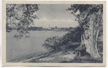VERKAUFT !!!   AK Feldpost Welun Wartheland Wieluń Landschaftsmotiv 1944