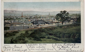 AK Falkirk Ortsansicht Schottland Großbritannien 1905