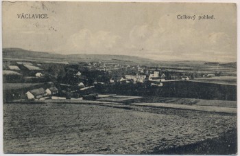 AK Václavice Wazlawitz Ortsansicht bei Benešov Tschechien 1910 RAR