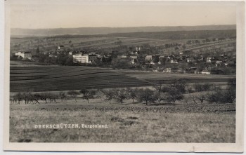 AK Foto Oberschützen Ortsansicht Burgenland Österreich 1942