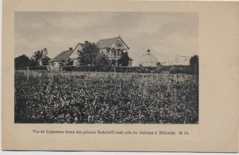 VERKAUFT !!!   AK Nieśwież Njaswisch Нясвіж Schloss Teilansicht Weißrussland 1905 RAR