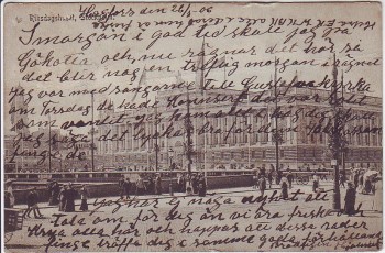 AK Stockholm Riksdagshuset Nachgebühr Schweden 1906