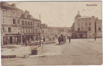 AK Montmédy Ortsansicht Feldpost Meuse Lothringen Frankreich 1915