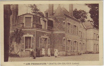 AK Châtillon-Coligny Les Perraults Loiret Frankreich 1910