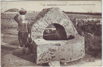 AK Guérande Fontaine Gallo Romaine a Clis Loire-Atlantique Frankreich 1910