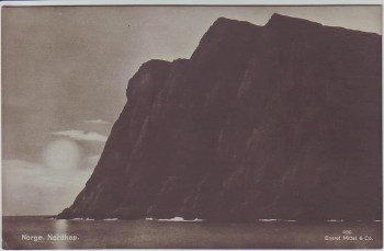 AK Foto Nordkap Norwegen 1924