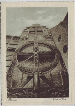 VERKAUFT !!!   AK Bremen Atlantis-Haus in der Böttcherstraße 1935