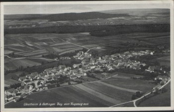 AK Westheim b. Oettingen vom Flugzeug aus 1940