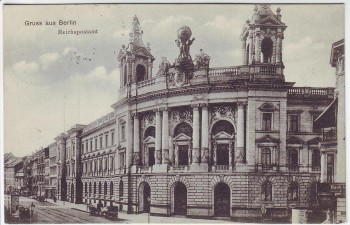 AK Gruss aus Berlin Reichspostamt 1907