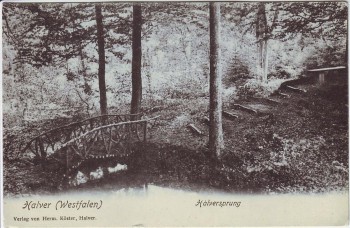 AK Halver in Westfalen Hälversprung 1909