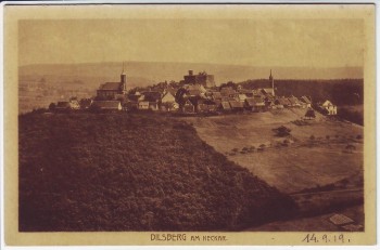 AK Dilsberg am Neckar bei Neckargemünd 1919