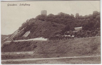 AK Graudenz Grudziądz Schloßberg Westpreußen Polen 1910