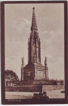 AK Sonderburg Sønderborg Düppel-Denkmal Syddanmark Dänemark 1910