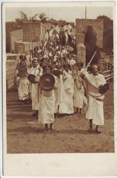 VERKAUFT !!!   AK Hamburg Stellingen Carl Hagenbeck Tierpark Völkerschau 1920