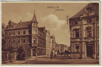 AK Bünde in Westfalen Eschstraße 1937