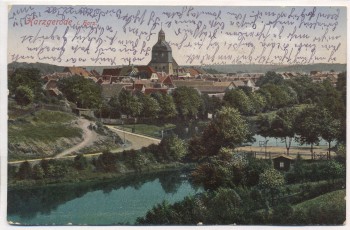 AK Harzgerode im Harz Ortsansicht 1918