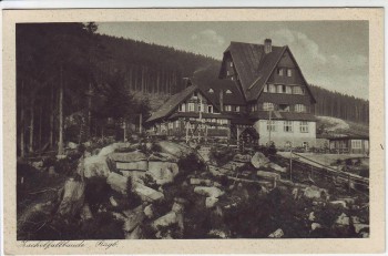 AK Schreiberhau Szklarska Poręba Zackelfallbaude Riesengebirge Schlesien Polen 1930