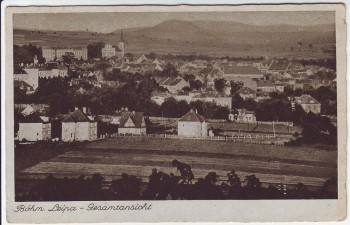 AK Böhmisch Leipa Česká Lípa Gesamtansicht Böhmen Tschechien 1940