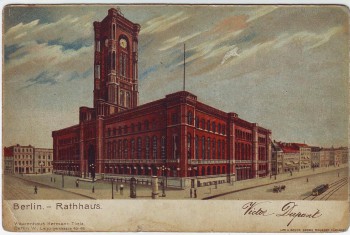 AK Berlin Rotes Rathaus 1900