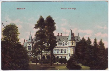 AK Saarbrücken Brebach Schloss Halberg Feldpost Reserve-Lazarett 1916