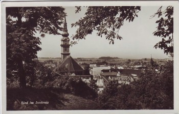 AK Foto Ried im Innkreis Ortsansicht Oberösterreich Österreich 1940