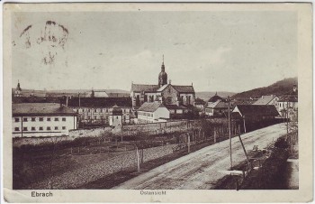 AK Ebrach Ortsansicht Inflation 1923